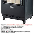 Газовий обігрівач Zilan ZLN2830 4200W Black (ZLN2830), фото 4