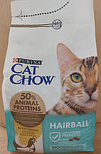 Purina Cat Chow Hairball Control Сухий корм для кішок Контроль виведення шерсті 1,5 кг