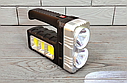 Ліхтар акумуляторний із сонячною панеллю Hotter Mouse 7702-В/Ліхтарик переносний із ручкою, фото 5