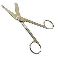 Ножницы для разрезания повязок с пуговкой Lister. Длина 14 см