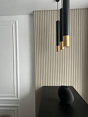 Стінові рейкові панелі під фарбування в інтер'єрі 3