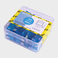 Запобіжники Євро 15 А (комплект 50 шт.) WTE