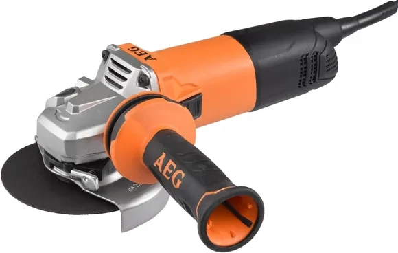 Шліфмашина кутова WS10-125SK AEG, 1000Вт,11500 об/хв, Ø125мм, 2,3кг, кейс