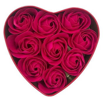 Скарбничка з квітами (мило) подарункова, металева, колір асорті МА-23-28/868-2