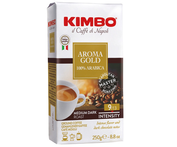 Кава мелена KIMBO Aroma Gold 100% ARABICA 250 грам Італія Кімбо Голд