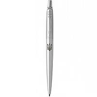 Ручка шариковая Parker Jotter stainless steel CT BP трезубец