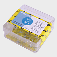 Запобіжники Євроміні 20 А (комплект 50 шт.) WTE