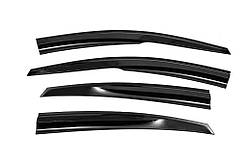 Вітровики Sunplex Sport на авто Hyundai Accent Solaris sd 2011-2017 Дефлектори бічних вікон для Хюннай Акцент