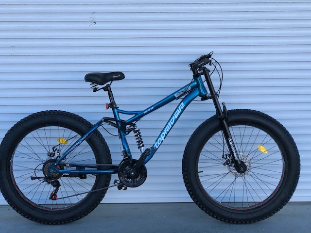 Двопідвісний велосипед Фетбайк TopRider "620" 26 (17) FatBike