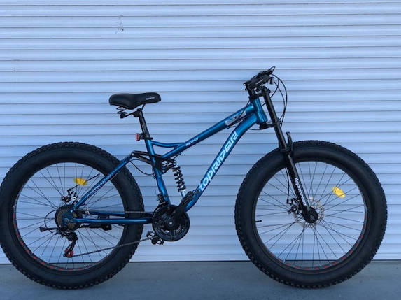 Двопідвісний велосипед Фетбайк TopRider "620" 26 (17) FatBike, фото 1