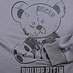 Світшот чоловічий т сірий PHILIPP PLEIN Ведмедик $ FUME L(Р) 20-506-001 M XXL, фото 4