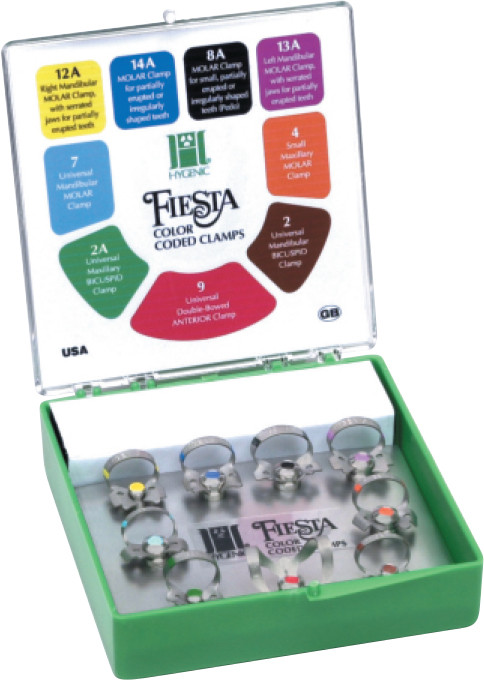 Набір кламерів з крилами Fiesta 9 COLOR-CODED CLAMP PACK WINGED
