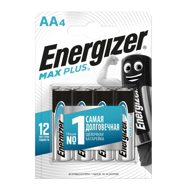Батарейка AA/LR6 (бл-4шт) Energizer Max Plus