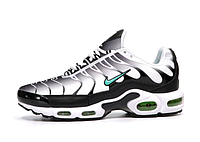 Кроссовки мужские Nike Air Max TN Plus серые с белым, текстильные подошва пена, прошиты. код KD-14255