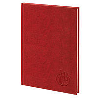 Алфавитная книга А5, 112 листов, линия, обложка баладек, бордовая