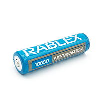 Акумулятор Li-Ion 18650 Rablex 2400 mAh з платою захисту (3.7v) (1 шт.), фото 3