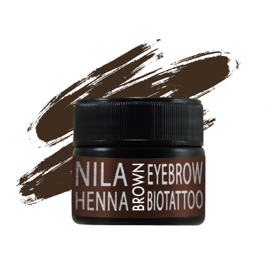 Хна для бровей и био тату "NILA" коричневая 10 грамм (ID#276889828 ...