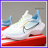 Кроссовки женские Nike Vista Lite white blue / Найк Виста лайт белые голубые