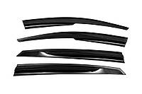 Ветровики Sunplex Sport на авто Kia Optima 2010-2016 Дефлекторы боковых окон для Киа Оптима
