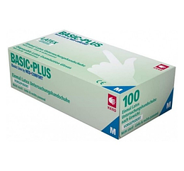 Латексні рукавички S Basic plus 100 шт./пач. неопудрені