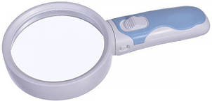 Ручна лупа Magnifier MG 77390B3 з LED-підсвіткою, фото 1