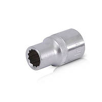 Головка двенадцатигранная 1/2" 12мм INTERTOOL ET-0212