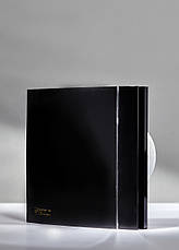 Витяжний вентилятор для ванної Soler & Palau SILENT 100 CZ BLACK DESIGN 4C чорний, фото 4