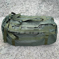 Сумка транспортна баул рюкзак - військовий непромокаючий 110л хакі