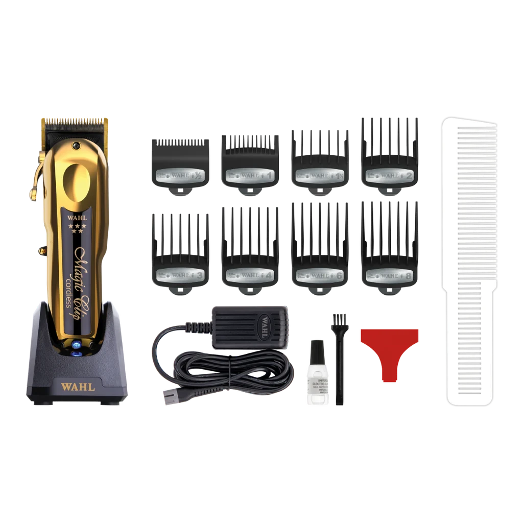 Машинка для стрижки Wahl Magic Clip Cordless Gold 5V, 08148-716 - фото 5 - id-p1762559928