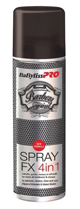 Олія спрей для ножиць та ножів машинок BaByliss Pro Spray FX 4 in 1 150 ml