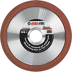 Алмазний диск для заточування пилок 125x10x22,2x10x2(1,5) Mar-Pol M08357