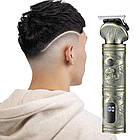 Машинка для стрижки волосся, з дисплеєм, USB, 4в1, VGR 962 / Тример для бороди та вусів з акумулятором, фото 4