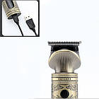 Машинка для стрижки волосся, з дисплеєм, USB, 4в1, VGR 962 / Тример для бороди та вусів з акумулятором, фото 8