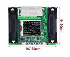 Тестер X-HX0598A#2 для Li-ion акумуляторів  розміра 18650, 24650.