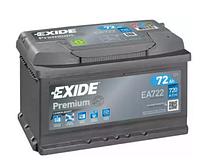 Аккумулятор EXIDE PREMIUM 72Ah Н Ев (-/+) (720EN) (д278*ш175*в175) EA722