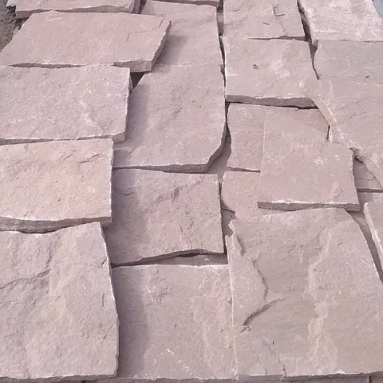 Песчаник Тернопольский красный 1-1.5 см - фото 2 - id-p1367293146