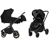 Детская коляска универсальная 2 в 1 CARRELLO Epica CRL-8510/1 Space Black (цвет черный)