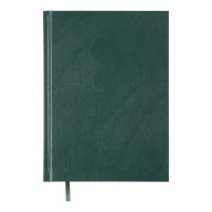 Щоденник недатований А5 Buromax STRONG, 288 стор. зелений, кремовий блок BM.2022-04