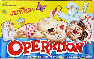 Настільна електронна гра від Хасбро « Операція» Анатомія для дітей Hasbro Gaming Operation B2176