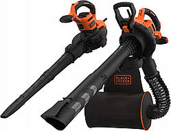 Повітродув Пилосос Для Листя 3000 Вт Black&Decker (BEBLV300-QS)