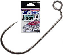 Крючок Decoy AH-12 Area Hook Jiggy #6 (10 шт/уп)