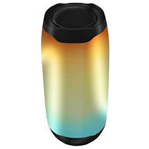 Бездротова портативна колонка JBL PULSE 4 Bluetooth з підсвіткою павербанк радіо Чорний, фото 4