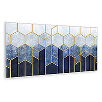 Умный инфракрасный обогреватель Wonderwall Air Art Blue Line 120x60 см 700 Вт 120 x 60 см | Синяя линия