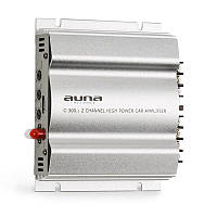 Auna C300.2 2-канальний підсилювач автомобільний підсилювач потужності 2x200 Вт для музики/2 x 100 Вт RMS