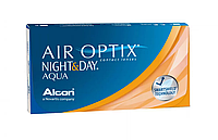 Контактные линзы непрерывного ношения Alcon Air Optix Night & Day AQUA -0,5