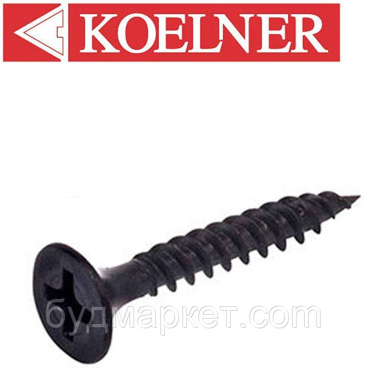 Саморіз гіпсокартон метал 3,5*25 (Koelner 1000шт)