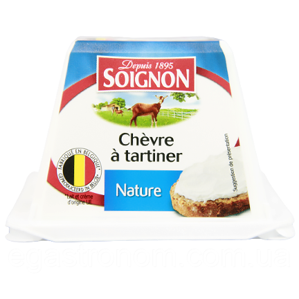 Крем-сир козячий Соігнон Soignon smeerbare geitenkass 150g 6шт/ящ (Код: 00-00012764)