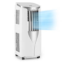 Новый мобильный кондиционер Breeze 9 4-в-1 9 000 BTU / 2,6 кВт EEK A Напольные ролики Функция таймера Белый /