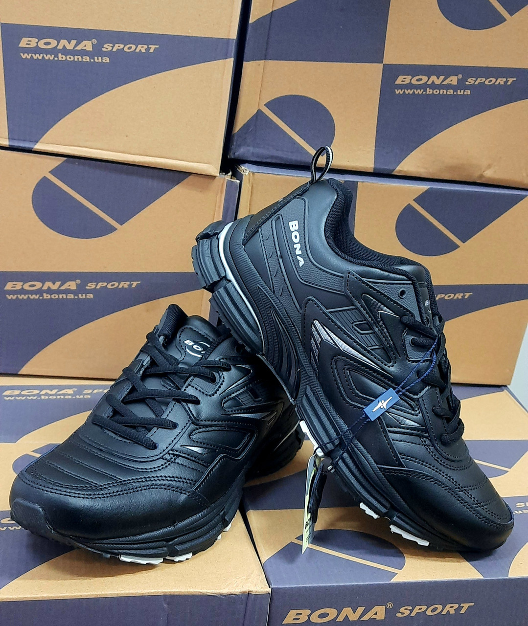 Купить Кроссовки мужские кожаные Bona, Бона, цена 1595 ₴ — Prom.ua (ID ...