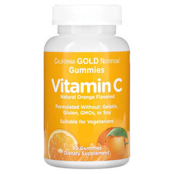 California Gold Nutrition мармелад з вітаміном C , 90 шт